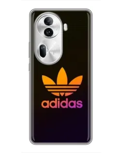 Чехол для OPPO Reno 11 Pro 5G с картинкой «Градиент Adidas»