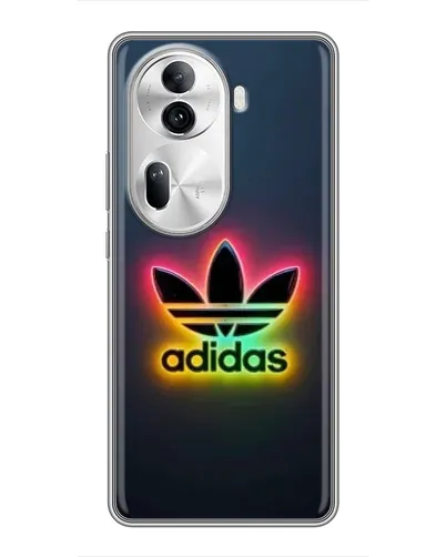 Чехол для OPPO Reno 11 Pro 5G с картинкой «Неоновый Adidas»