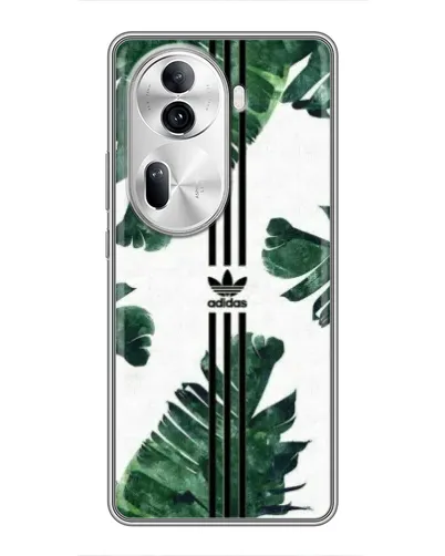 Чехол для OPPO Reno 11 Pro 5G с картинкой «Пальмовые листья адидас»