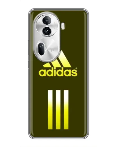 Чехол для OPPO Reno 11 Pro 5G с картинкой «Оливковый градиент Adidas»