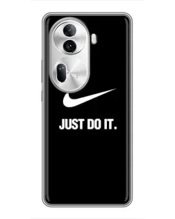 Чехол для OPPO Reno 11 Pro 5G с картинкой «Классический принт Nike»