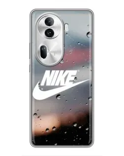 Чехол для OPPO Reno 11 Pro 5G с картинкой «Nike в стиле ретро»