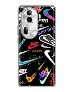 Чехол для OPPO Reno 11 Pro 5G с картинкой «Nike — роскошь»