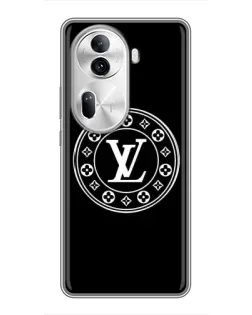 Чехол для OPPO Reno 11 Pro 5G с картинкой «LV — печать стиля»