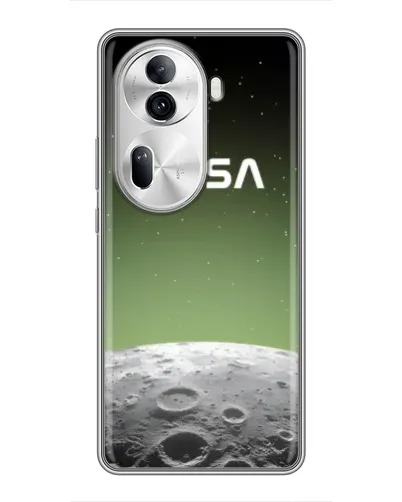Чехол для OPPO Reno 11 Pro 5G с картинкой «NASA — лунный градиент»