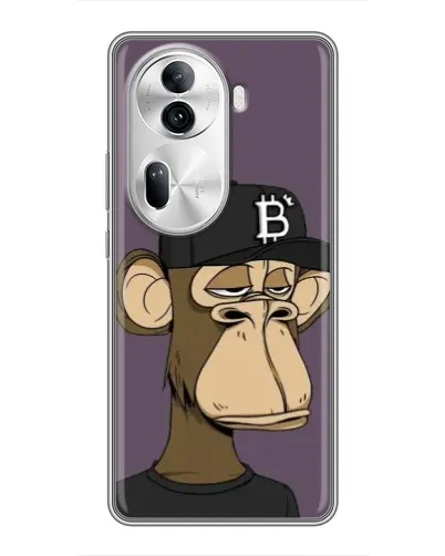 Чехол для OPPO Reno 11 Pro 5G с картинкой «Bored Ape в кепке» Чехол для OPPO Reno 11 Pro 5G с картинкой «Bored Ape в кепке»