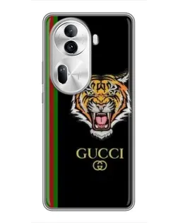 Чехол для OPPO Reno 11 Pro 5G с картинкой «Тигр Gucci»