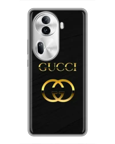 Чехол для OPPO Reno 11 Pro 5G с картинкой «Золотой логотип Gucci» Чехол для OPPO Reno 11 Pro 5G с картинкой «Золотой логотип Gucci»