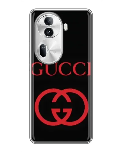 Чехол для OPPO Reno 11 Pro 5G с картинкой «Gucci — красный логотип» Чехол для OPPO Reno 11 Pro 5G с картинкой «Gucci — красный логотип»