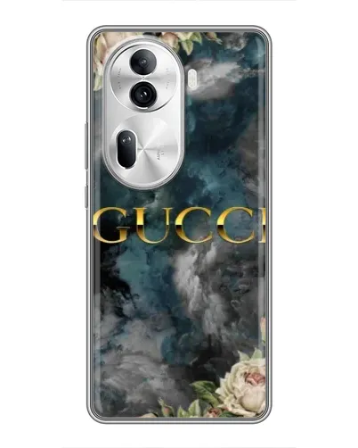 Чехол для OPPO Reno 11 Pro 5G с картинкой «Абстрактные цветы Gucci» Чехол для OPPO Reno 11 Pro 5G с картинкой «Абстрактные цветы Gucci»