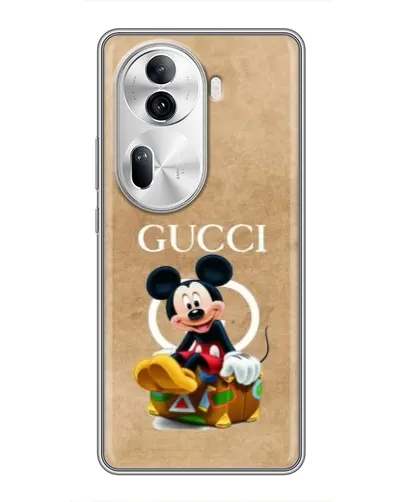 Чехол для OPPO Reno 11 Pro 5G с картинкой «Микки Маус Gucci — крафт» Чехол для OPPO Reno 11 Pro 5G с картинкой «Микки Маус Gucci — крафт»