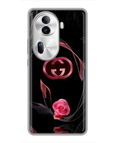 Чехол для OPPO Reno 11 Pro 5G с картинкой «Gucci — неоновая роза» Чехол для OPPO Reno 11 Pro 5G с картинкой «Gucci — неоновая роза»