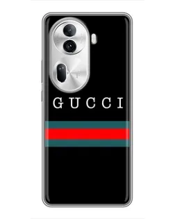 Чехол для OPPO Reno 11 Pro 5G с картинкой «Gucci — красный пояс»
