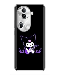 Чехол для OPPO Reno 11 Pro 5G с картинкой «Электрическая Kuromi»
