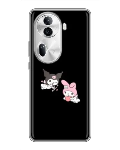 Чехол для OPPO Reno 11 Pro 5G с картинкой «My Melody и Kuromi» Чехол для OPPO Reno 11 Pro 5G с картинкой «My Melody и Kuromi»