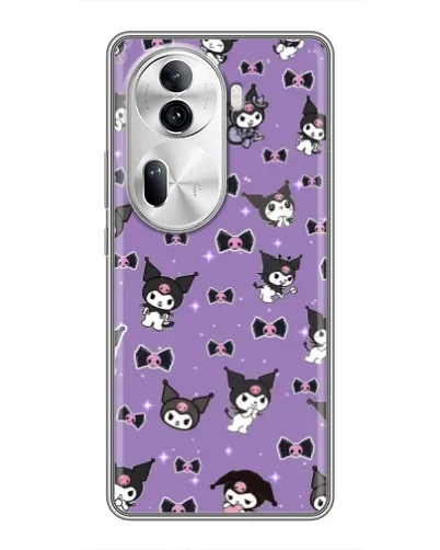 Чехол для OPPO Reno 11 Pro 5G с картинкой «Kuromi — паттерн» Чехол для OPPO Reno 11 Pro 5G с картинкой «Kuromi — паттерн»