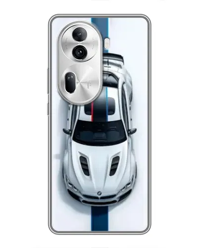 Чехол для OPPO Reno 11 Pro 5G с картинкой «Вид сверху — BMW M»