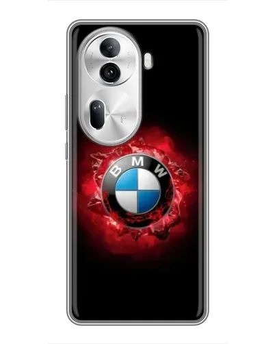 Чехол для OPPO Reno 11 Pro 5G с картинкой «Логотип BMW — вспышка»
