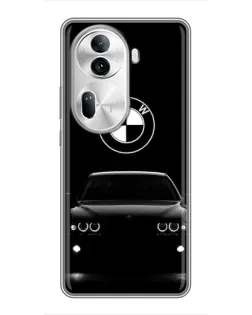 Чехол для OPPO Reno 11 Pro 5G с картинкой «BMW — взгляд из темноты»