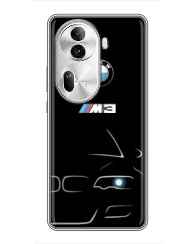 Чехол для OPPO Reno 11 Pro 5G с картинкой «Минималистичный принт BMW M3»