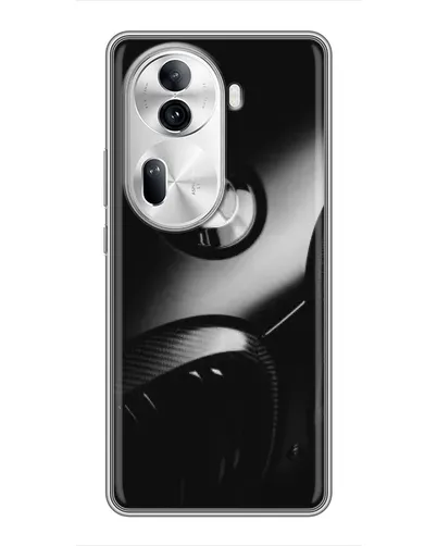 Чехол для OPPO Reno 11 Pro 5G с картинкой «Эмблема BMW — макро»