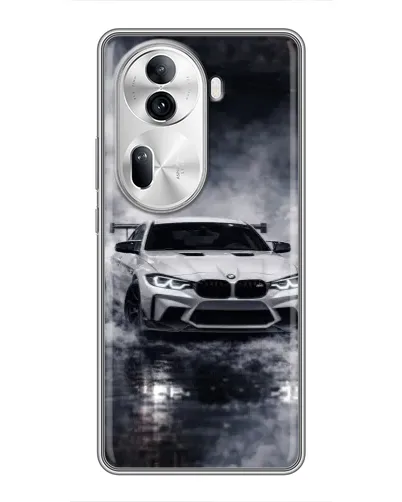 Чехол для OPPO Reno 11 Pro 5G с картинкой «BMW сквозь туман»