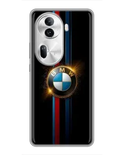 Чехол для OPPO Reno 11 Pro 5G с картинкой «BMW M-Power неон»