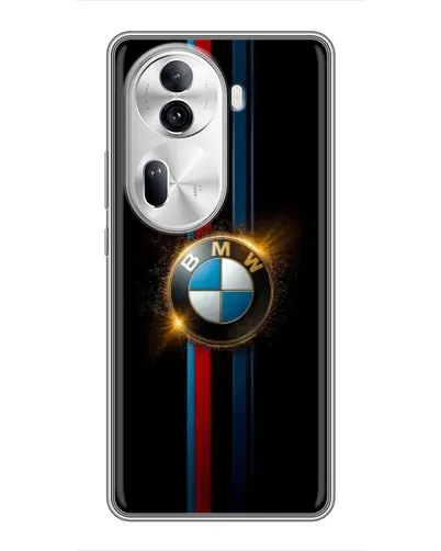 Чехол для OPPO Reno 11 Pro 5G с картинкой «BMW M-Power неон»
