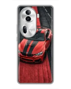 Чехол для OPPO Reno 11 Pro 5G с картинкой «BMW на красной дорожке»