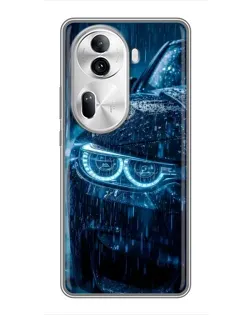 Чехол для OPPO Reno 11 Pro 5G с картинкой «BMW под дождем»