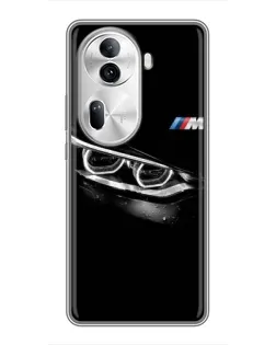 Чехол для OPPO Reno 11 Pro 5G с картинкой «BMW — взгляд тигра»