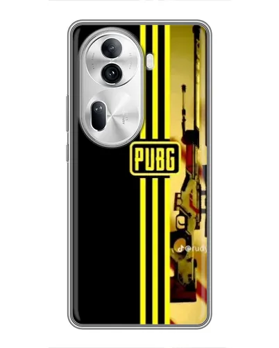 Чехол для OPPO Reno 11 Pro 5G с картинкой «PUBG — камуфляжный шлем»