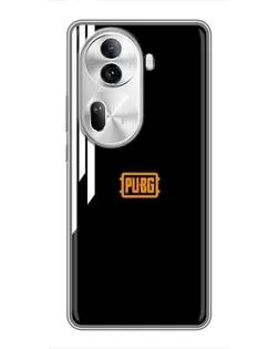 Чехол для OPPO Reno 11 Pro 5G с картинкой «PUBG — вертикальные линии» Чехол для OPPO Reno 11 Pro 5G с картинкой «PUBG — вертикальные линии»