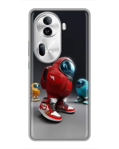 Чехол для OPPO Reno 11 Pro 5G с картинкой «Among Us — 3D стиль» Чехол для OPPO Reno 11 Pro 5G с картинкой «Among Us — 3D стиль»