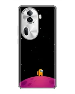 Чехол для OPPO Reno 11 Pro 5G с картинкой «Одинокий герой на планете» Чехол для OPPO Reno 11 Pro 5G с картинкой «Одинокий герой на планете»