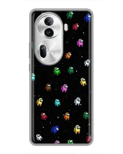 Чехол для OPPO Reno 11 Pro 5G с картинкой «Экипаж Among Us» Чехол для OPPO Reno 11 Pro 5G с картинкой «Экипаж Among Us»