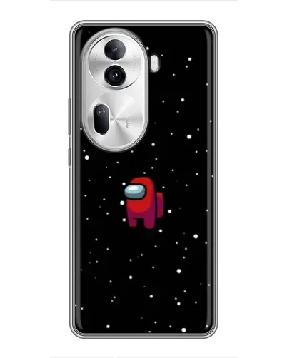 Чехол для OPPO Reno 11 Pro 5G с картинкой «Красный Among Us» Чехол для OPPO Reno 11 Pro 5G с картинкой «Красный Among Us»