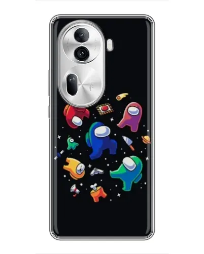 Чехол для OPPO Reno 11 Pro 5G с картинкой «Among Us космос» Чехол для OPPO Reno 11 Pro 5G с картинкой «Among Us космос»