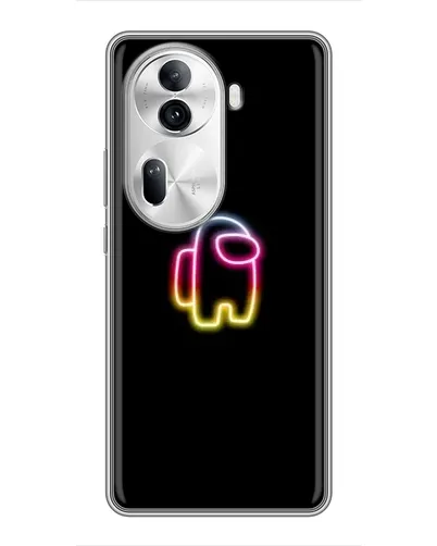 Чехол для OPPO Reno 11 Pro 5G с картинкой «Among Us градиент» Чехол для OPPO Reno 11 Pro 5G с картинкой «Among Us градиент»