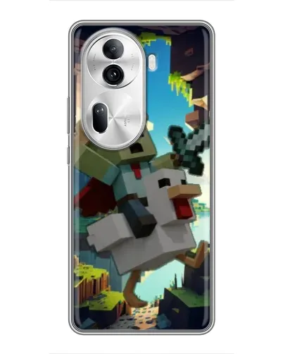Чехол для OPPO Reno 11 Pro 5G с картинкой «Стив и гусь» Чехол для OPPO Reno 11 Pro 5G с картинкой «Стив и гусь»