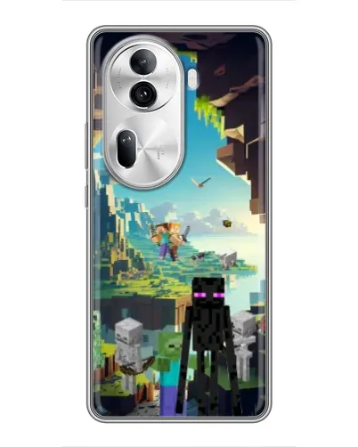 Чехол для OPPO Reno 11 Pro 5G с картинкой «Эндермен в лесу» Чехол для OPPO Reno 11 Pro 5G с картинкой «Эндермен в лесу»