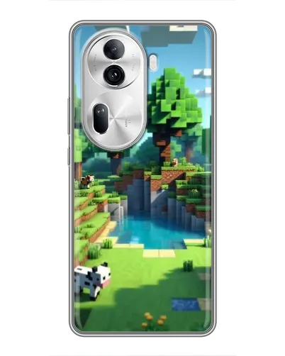 Чехол для OPPO Reno 11 Pro 5G с картинкой «Minecraft летний день» Чехол для OPPO Reno 11 Pro 5G с картинкой «Minecraft летний день»
