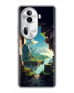 Чехол для OPPO Reno 11 Pro 5G с картинкой «Вид из пещеры»