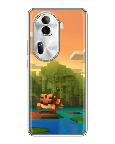 Чехол для OPPO Reno 11 Pro 5G с картинкой «Майнкрафт закат солнца» Чехол для OPPO Reno 11 Pro 5G с картинкой «Майнкрафт закат солнца»