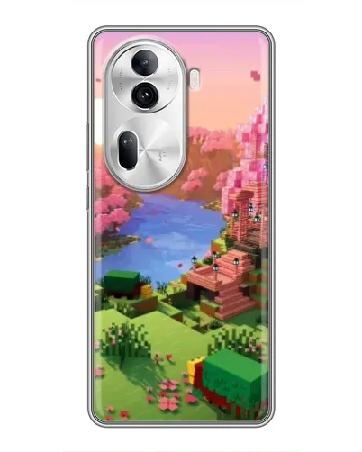 Чехол для OPPO Reno 11 Pro 5G с картинкой «Розовое дерево Minecraft» Чехол для OPPO Reno 11 Pro 5G с картинкой «Розовое дерево Minecraft»