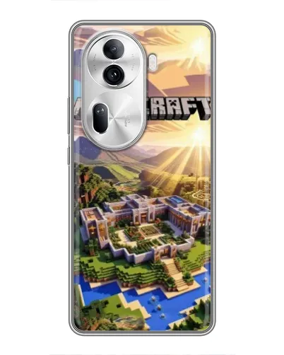 Чехол для OPPO Reno 11 Pro 5G с картинкой «Minecraft панорама» Чехол для OPPO Reno 11 Pro 5G с картинкой «Minecraft панорама»