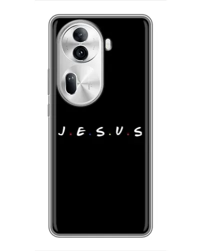 Чехол для OPPO Reno 11 Pro 5G с картинкой «Точки веры J.E.S.U.S.»