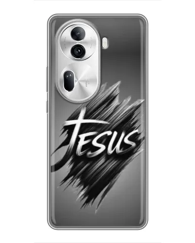 Чехол для OPPO Reno 11 Pro 5G с картинкой «Надпись Jesus Graffiti»