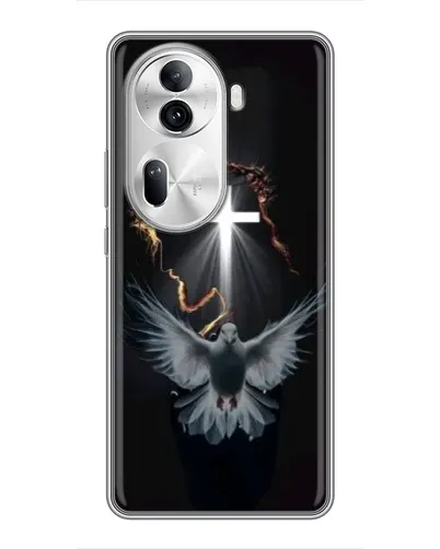 Чехол для OPPO Reno 11 Pro 5G с картинкой «Голубь и Свет»