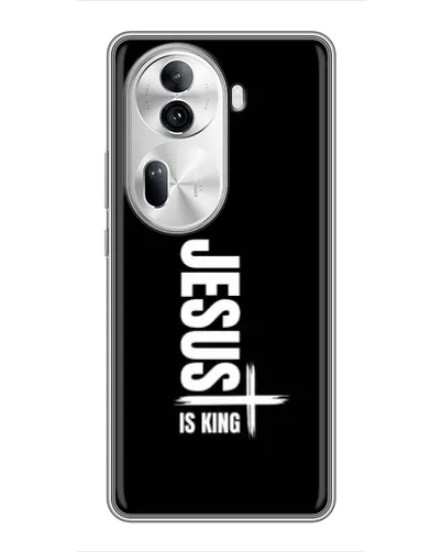 Чехол для OPPO Reno 11 Pro 5G с картинкой «Вертикаль веры Jesus»